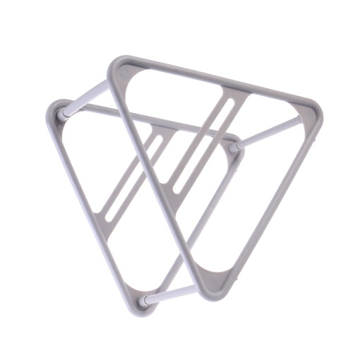 Hangers Kleiderbügel Halter Kunststoff Regal Multifunktion Grau 1