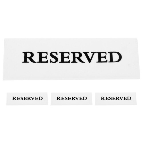 4Stk Reserved Schild Acryl Stehschild Für Hochzeit