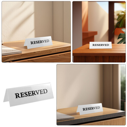 4Stk Reserved Schild Acryl Stehschild Für Hochzeit 2