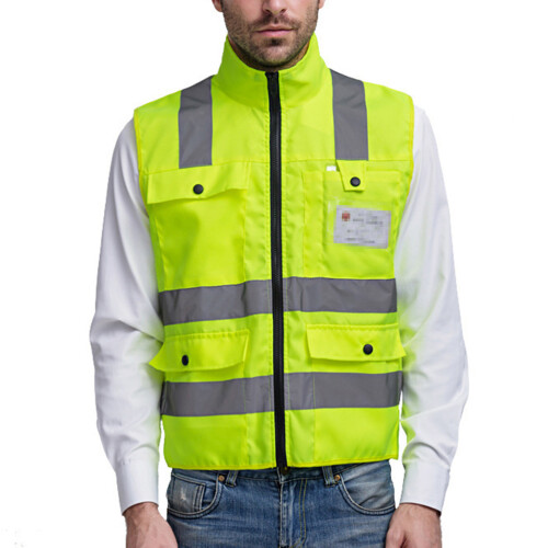 Einstellweste Sicherheitsweste Elastisch Reflektierend 1