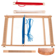 Handgefertigter Kleiner Webstuhl Holz Für Manuelle Handweberei