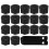 40Pièces Cache Centre De Roue Noir PP, Protection Moyeu Jantes Auto 10