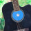 Guitar Humidifier Halter Stimmgerät Feuchtigkeitsmesser Blau 8