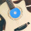 Guitar Humidifier Halter Stimmgerät Feuchtigkeitsmesser Blau 6