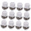 20pcs Car Lug Nuts Aluminum Alloy Silver Replacement For 11