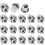 20pcs Car Lug Nuts Aluminum Alloy Silver Replacement For 6
