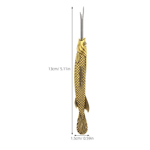 Fadenzieher Goldenem Metall 1 1