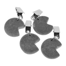 4 Tischdeckenbeschwerer 7,5x4x1 Cm Grau