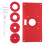 1Set Duurzaam Rood Aluminium Gravure Machine Insert Bord Home DIY 3