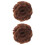 2 Unidades Presilhas Flor Coque Extensão ( ) 1
