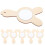 Holz Handspiegel Beige 10 5,5x3,2x0,1 6