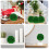 1 Bola De Grama De Artificial Verde 12 Cm Para Decoração 9