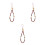 3Pcs Pulseira De Com Pingente De E Cordão De 6