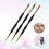 3Pcs Ferramenta De Escova De Unhas Dupla Para Unhas 4