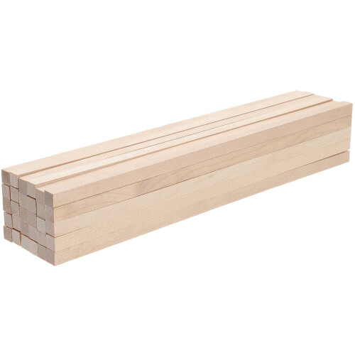 2 Quadratische Holzstäbchen Für Bastelarbeiten 2