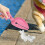Wear Resistant Pooper Scooper Pink ABS Zubehör 1 5