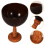 Coconuts Shell Trinkbecher Mit Fuss Hawaiian Beverage Cup 1