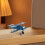 6Stück Vintage Metall Flugzeug Retro 5