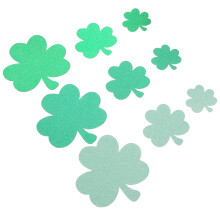 1 Set -Ausschnitte Shamrock Deko Für Kindergartenwände