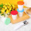 4 Stuks Ijs Cups 250 Ml Met Silicone En 11