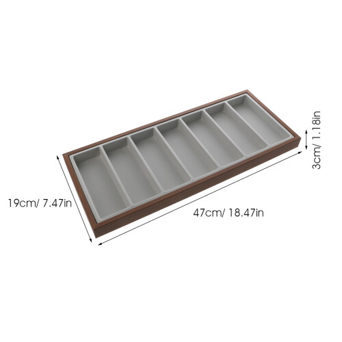Sunglasses Display Tray 7-Slots Holz 1