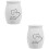 2 Decoratieve Urne Aluminiumlegering Menselijke As 8