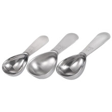 3 Gewürzlöffel Metall Messlöffel Backlöffel Mit
