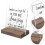 1Pack Office Schild 4x2,2 Zoll Motivation 9