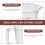 1St Kunststoff Messbecher Backen 500ml 10