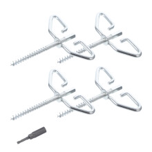 1 Set Outdoor Schneefestzurrung Eishaushaken Stahl Heringe