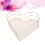 Wrought Iron Metalltablett Herzform Wohnaccessoire Golden 5