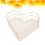 Wrought Iron Metalltablett Herzform Wohnaccessoire Golden 8