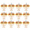 12 Hanukka Kerzenhalter Form 6