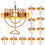 12 Hanukka Kerzenhalter Form 4