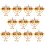 12 Hanukka Kerzenhalter Form 9