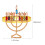 12 Hanukka Kerzenhalter Form 3