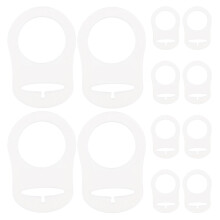20Stück Transparente Schnulleradapter Für Baby