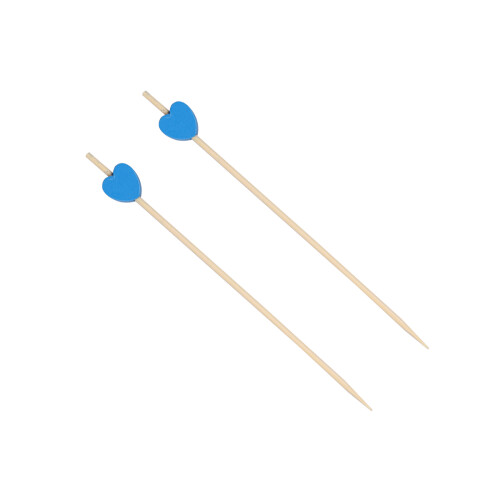 2 Pack 200 Einweg Holz Cocktailspieße Herz