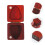 Boîte Transport Médiators Guitare Bois Marron Soignée 6