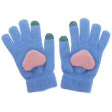 1 Paar Herz Winterhandschuhe Mit Touchscreen Funktion