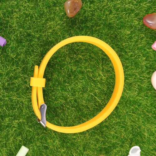 Silikon Armband Einfarbig Gelb Für Kinder 2
