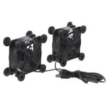 8Cm 5V Usb Kühlventilator Leise Für Set-Top-Box Router (2 Stück)
