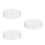 3Pcs Portavelas , Cilindros Vidrio Transparente, 7.2Cm 9