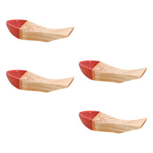 4Stk Holz Fischförmige Essstäbchenhalter