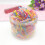 1000 2 Pack Multicolor Haarbandagen Einweg Elastische Bänder 11