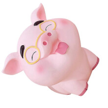 Lustiges Sparschwein in Schweinchenform, 2 Stück