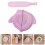 2Stk Weizenstroh Ravioli Pierogi Form Schneidem Pink 2