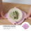2Stk Weizenstroh Ravioli Pierogi Form Schneidem Pink 10