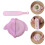 2Stk Weizenstroh Ravioli Pierogi Form Schneidem Pink 3