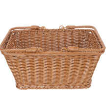 Straw Shopping Basket Fruit Basket 35x26 Cm Hellbraun